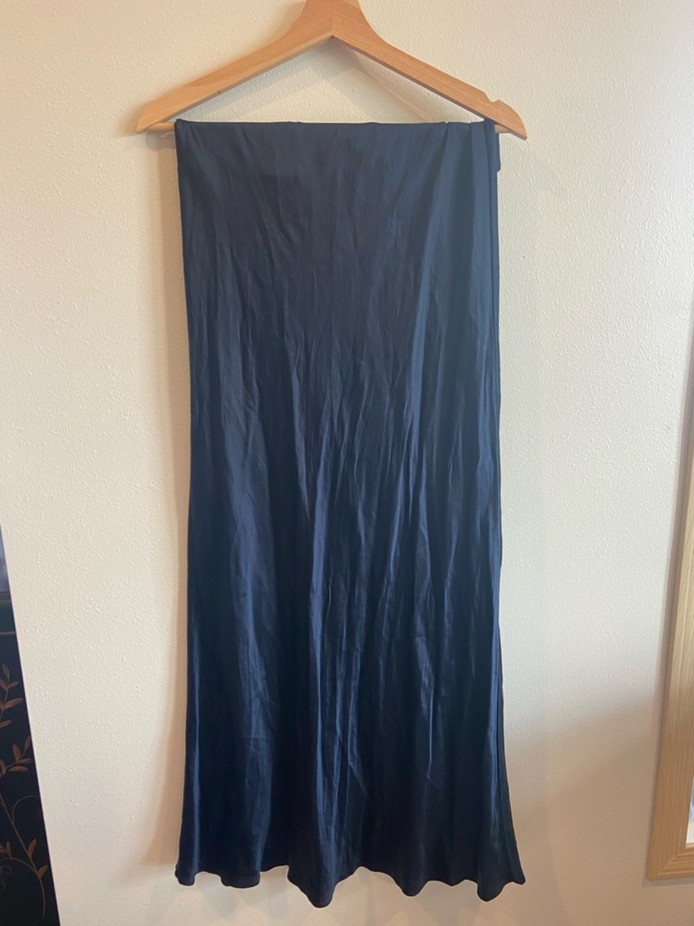 Quince Organic Cotton gauze dress- navy - Picture 3 of 3